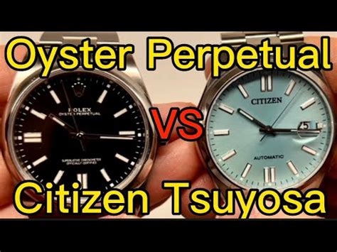 citizen tsuyosa vs rolex oyster perpetual